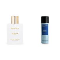 Bella Vita Luxury White Oud Unisex Eau De Parfum SKAI AQUATIC No Gas Deodorant Body Parfum for Men with Bergamot Pineapple Lavender