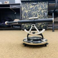 Alidade Black Powder Coated with Chrome Finish Alidade Review Working Compass