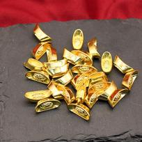 10 vnt. Luitas Auksas Kinų Juan Bao Turtai Auksinė Statulėlė Luitai Dekoras Ornamentas Dekoratyvinis Metai Nauji Luitas Laimingi Pinigai Klestėjimas 10PCS