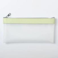High Appearance Simple Frosted Transparent Pencil Case Haze Blue Pink Korean Boy Girl School Pencil Box Kawaii Organizer