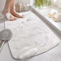 WTEMPO 1PC 45*75CM Household Bathroom TPE Non Slip Mats Hotel Bathroom Floor Mats Soft Bathtub Mats Toilet Shower Foot Mats 45*75cm balta