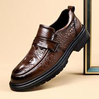 Vestuviniai batai Vyrai slysta Elegantiški Laisvalaikio Verslo Loafers Lauke Laisvalaikis Vyriški Oficialūs Batai Klasikiniai Madingi Suknelės Socialiniai Butai 6.5 black