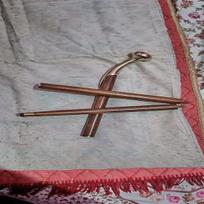 Victorian Look Antique Finish Designer Handle With Brown Plain Cane Gift