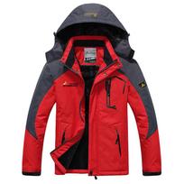 Vyriška žieminė striukė plius aksominė šilto vėjo parkas 6XL plius dydžio juoda žieminė striukė su gobtuvu. L raudona