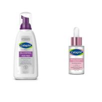 CetaphilPROOilControlFoamAcne&OilyProneSkin236ml Bright Healthy Radiance Brightening Glow Serum 30ml GentleBright Technology™ with Antioxidant C white