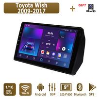 Android Carplay Automobilinis Radijas Toyota Wish 2009-2017 Multimedijos Grotuvas Pagrindinis Įrenginys Stereo GPS Navigacija BT WIFI 2+32GB 1+16GB