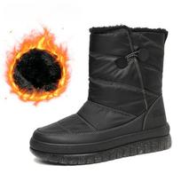 Women's Outdoor Snow Boots Comfortable Faux Fur Lining Ankle Booties Shoes Anti-Slip Lightweight Winter Warm Casual Walking Short Boots for Women 36