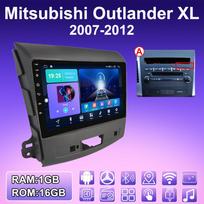 2 DIN Android automobilinis radijas, skirtas Mitsubishi Outlander XL 2007-2012 Multimedijos grotuvo galvos blokas Stereo GPS navigacija WIFI 1+16GB 1+16GB,A