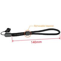 1/4 colio rankenėlės kameros varžtas 1/4  D žiedo adapteris su 14 cm reguliuojama rankena black