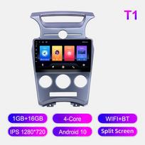 Automobilio radijas Android Auto Carplay KIA Carens 2006-2012 m. Multimedia grotuvas Pagrindinis blokas Stereo GPS navigacija BT WIFI 2+32GB 1+16GB,A black