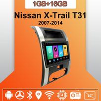 Android Carplay automobilinis radijas, skirtas Nissan X-Trail T31 2007-2014 daugialypės terpės grotuvo galvos blokas Stereo GPS navigacija BT WIFI 2+32GB 1+16GB