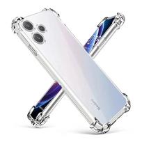 Shockproof Silicone Soft Case For Xiaomi Redmi 13C 12C Note 13 12 Pro Plus 12S Clear Ultra Thin Back Cover TPU Transparent Shell REDMI 13C 4G white