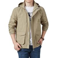 Jacket Multi-pocket Tooling Casual Jacket Outdoor Trend Jacket Spring and Autumn Men's Top 5XL juoda