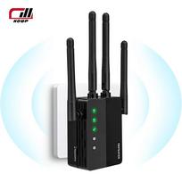 NDUP naujausias 1200Mbps WiFi signalo plėtiklis – aprėptis iki 9500 kv.. ft., kartotuvas su WAN/LAN prievadu, puikiai tinka naudoti namuose!