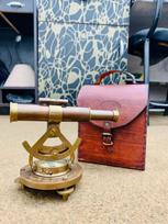 Antique Finish Nautical Alidate Marine Compass Survey Working Instruments