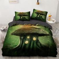 Forest Duvet Cover Set Fireflies Flying In A Glass Bottle Bedding Set Queen Size Animals 2/3pcs Polyester Quilt Cover for Kids 70x133cm 2pcs