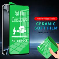 For iPhone 16 15 14 13 12 mini 11 Pro XS MAX X XR 6 6s 7 8 Plus SE 2020 Full Cover Soft Ceramic Film Screen Protector iPhone 13