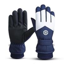 Snowboard Skiing Gloves Waterproof Motorcycle Cycling Fleece Mittens 1 Pair Winter Warm  Unisex  Sports Gloves