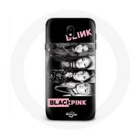 Coque pour Samsung Galaxy J7 2017 Blackpink Square One Album Affiche Chanson BOOMBAYAH - Maniacase juoda