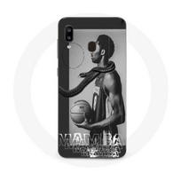 Coque Maniacase pour Samsung Galaxy A20 Kobe Bryant NBA black mamba mentality juoda