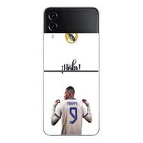 Coque Maniacase pour Samsung Galaxy Z Flip4 Kylian Mbappe Real Madrid 9 Hola juoda