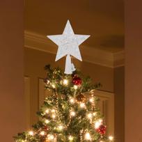 Kalėdų eglutės viršūnės žvaigždė 3 režimai įmontuoti LED žibintai apšviesta colorful light brown