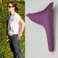 Survival urinal for women - Soft silicone - Portable design - Non-disposable - Standing urinal
