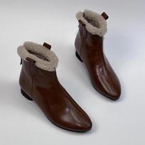 Vintage Keep Warm Fur Women Ankle Boots Fashion Back Zippers Shoes Autumn Winter Thick Heel Ladies Elegant Short Booties 35