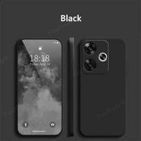 For Poco F6 Liquid Silicone Case For Xiaomi Poco F6 Cover Fundas Coque Soft TPU Camera Protector Phone Case For Poco F6 Pro For Poco F6 juoda