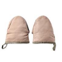 Water Drops Microwave Oven Insulated Gloves Kitchen Baking Cotton Thick Hand Clip Hand Tray beige