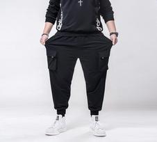 Vyriškos sportinės kelnės plius dydis 6xl 7xl didelis dydis laisvos sportinės kelnės tamprios kelnės XL