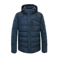 Žieminė striukė Vyriška stora medvilnė šiltas paminkštintas paltas dygsniuota striukė su gobtuvu 3XL gray