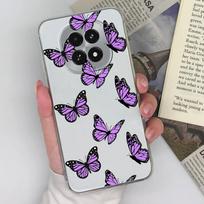 Phone Covers For Oppo Realme 12 13 V60 C63 Narzo N61 Reno12 F A3 A40 A60 F27 Shell Popular Butterfly Fancy Flowers TPU Clear Silicone Housing For OPPO Realme C63 5G