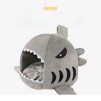 Pet Kennel, Shark Kennel  Cat Kennel  Teddy Kennel  Closed Type for Small and Medium-sized Dogs  Can Be Used To Keep Warm In All Seasons xxs15*20 blue