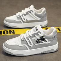 Fashion Men's Skateboard Shoes Comfortable and Breathable Vulcanized Shoes Fashionable Lace-up Platform Shoes Sapato Masculino 2024 44 juoda