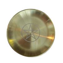Žalvarinis pentagramos rankinis altoriaus varpas, ritualinis skambėjimas būrimui, meditacijai, pentaklė, „Wicca“ raganavimo reikmenys, taro aksesuarai