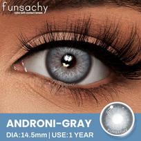 FUNSACHY 2pcs Natural Contact Lenses for Eyes Colored Gray Lenses Beautiful Pupil Fashion Colorcon Blue Eye Lens Yearly Y2K Lens