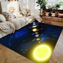 Space Universe Planet Carpet 3D Printed Floor Mats Carpet Living Room Kitchen Entrance Door Mat Anti-slip Rug Area Hallway Mats 40X60cm-16x24in