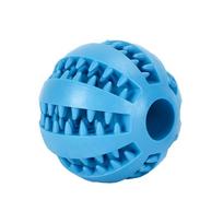 Dog Teeth Cleaning Leaky Food Ball Slow Food Training Rolling Ball Pet Slow Feeding Toys Interactive Chewing Toys 5cm raudona