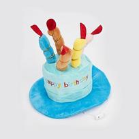 Cute Dog Birthday Hat Toy, Dog Birthday Gift mėlyna