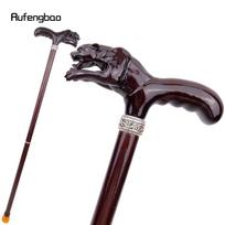 Ruda Jump Leopardo medinė mados lazdelė Dekoratyvinė vampyro Cospaly Vakarėlis Mediena Vaikščiojanti lazdelė Helovinas Mace Wand Crosier 93cm gray
