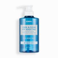 KUNDAL Cool & Clear Ledo Stiprinamasis Vėsus Kūno Prausiklis Aqua Mėta 500ml 1 PCS
