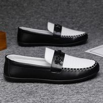 Britų suknelė pavasario Vyrų verslo mada Korėjos versija Batai Odiniai Batai Vyriški Loafers Doudou Batai Vyriški Minkšti Padai 39