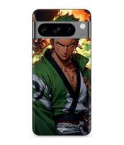 Case - MANIACASE - Google Pixel 8a Pro - Zoro manga anime - Soft - Silicone juoda