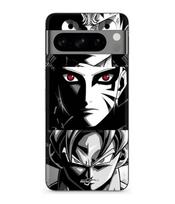 Phone Case - MANIACASE - Google Pixel 8a Pro - Anime Manga - Sangoku Naruto Luffy - Black juoda