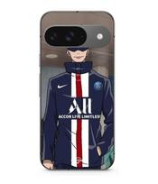 Case - MANIACASE - Google Pixel 9 - Black - Soft - Paris Saint Germain juoda