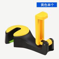 1pc Car Headrest Hook Phone Holder  Auto Seat Back Hanger Hook Support Bracket Cell Phone Holder Stand Clip Car Supplies geltona
