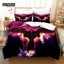 Skull Duvet Cover Microfiber Horror Theme Bedding Set Grunge Scary Skulls Sketchy Graveyard Death Evil Face Full Comforter Cover EU single(135x200cm) black