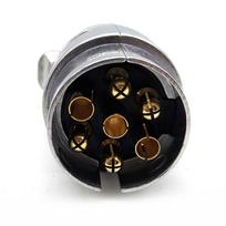 New Arrival 12V 7 Pin Trailer Plug Socket Set European Standard Aluminum Alloy Plug Trailer 7-core Pure Copper Accessories China