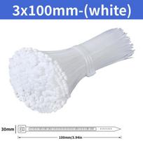100/500Pcs Plastic Nylon Cable Ties Self-locking Cord Ties Straps Adjustable Cables Fastening Loop Home Office Wire Zip Ties 100pcs